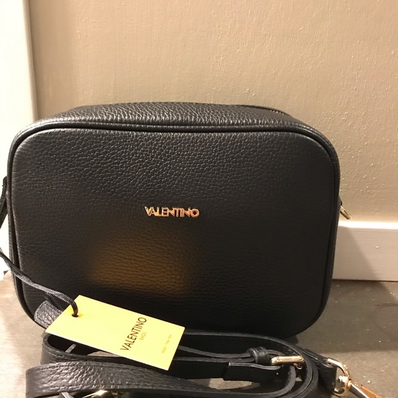 Valentino black double zipper pocketbook - Picture 3 of 4